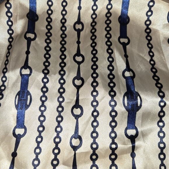 Tulle Brand Womens Small Dress Denim Mini Pockets Belt Pattern Lining Classy - Picture 8 of 16